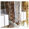 Dozator cu 3 recipiente, pentru cereale, 50x11x31cm, alb
