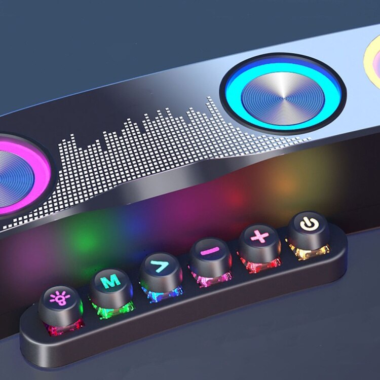 Boxa Bluetooth gaming Q YX800 cu LED RGB