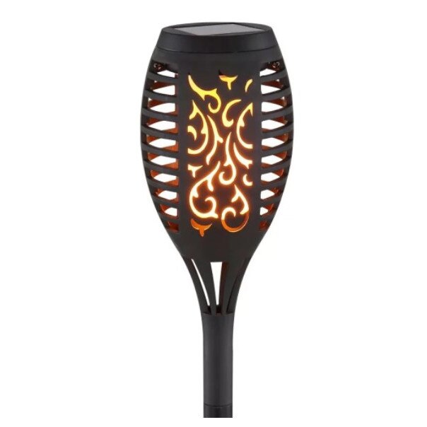 Lampa solara tip torta cu efect flacara, varianta 61cm - imagine 9