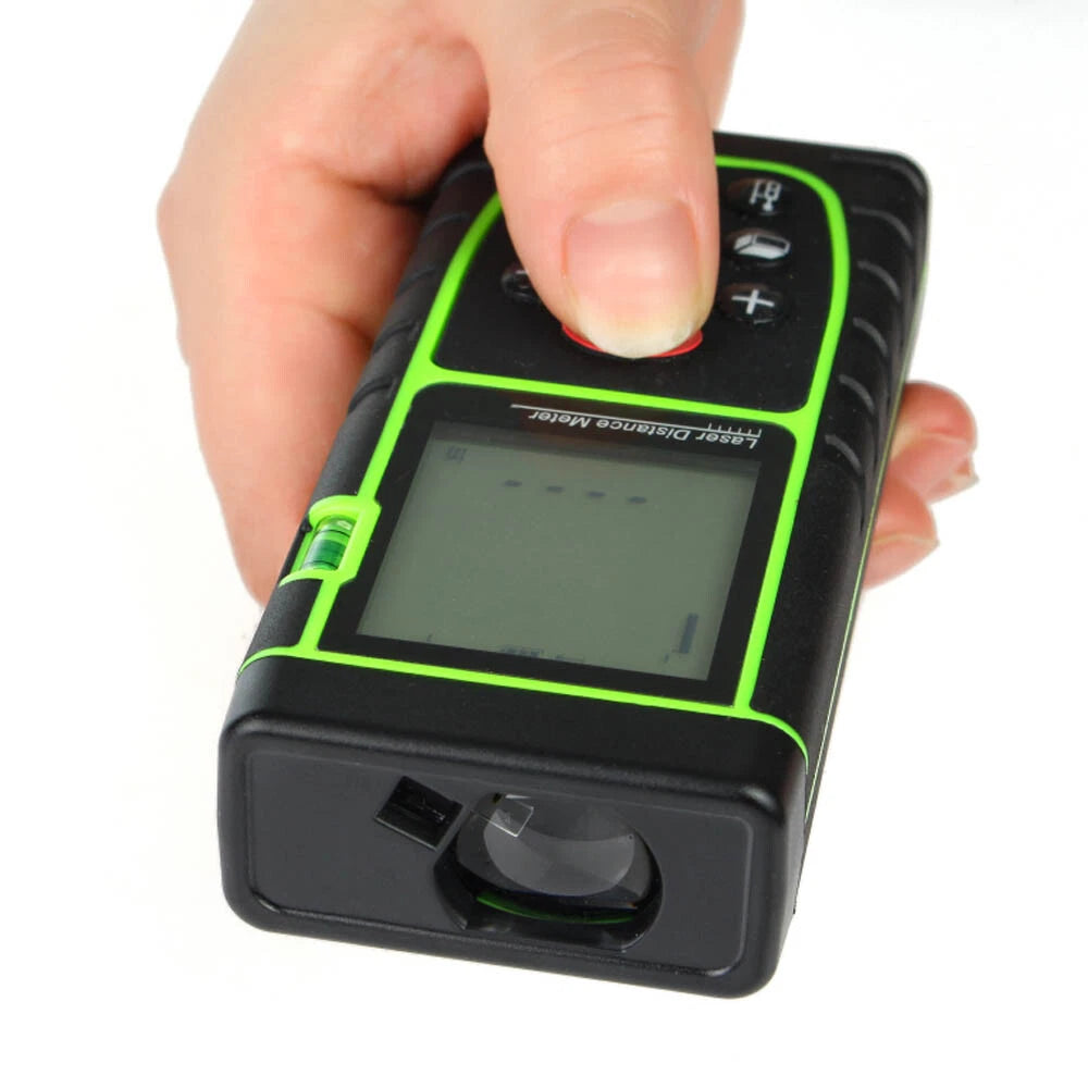 Telemetru laser 100m, Ecran LCD, precizie +/- 1.5mm, protectie IP54, calcul suprafata, calcularea volumelor, functii multiple, Negru
