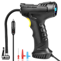 Compresor auto portabil multifunctional, 12V, 10 bari, afișaj digital LED, alimentare la bricheta masinii - imagine 9