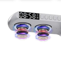 Statie incarcare wireless 3 in 1 cu lampa RGB si boxa bluetooth, control aplicatie - imagine 8