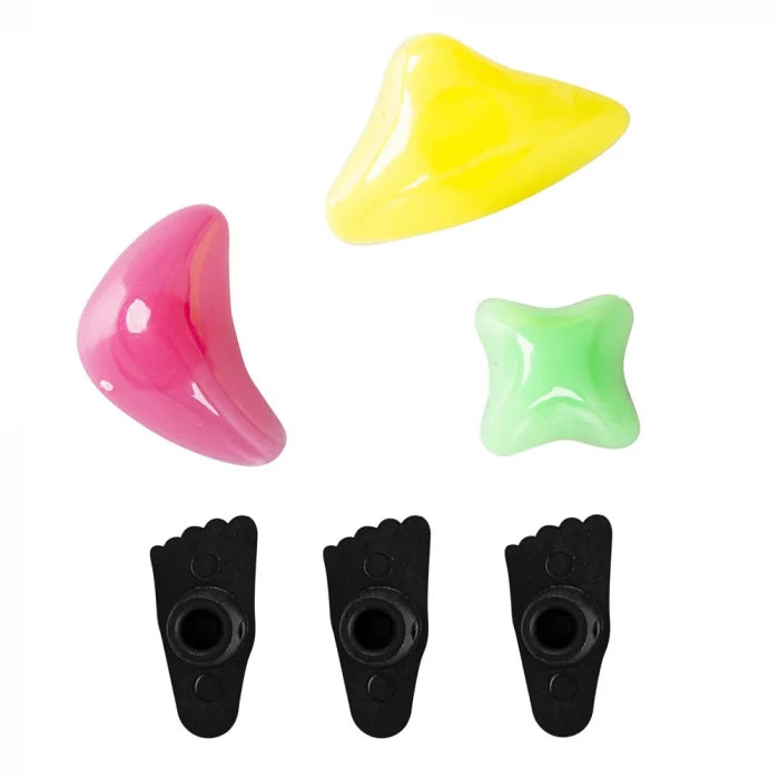 Covor de masaj prin presopunctura, pentru picioare, lungime 135x35cm, Negru