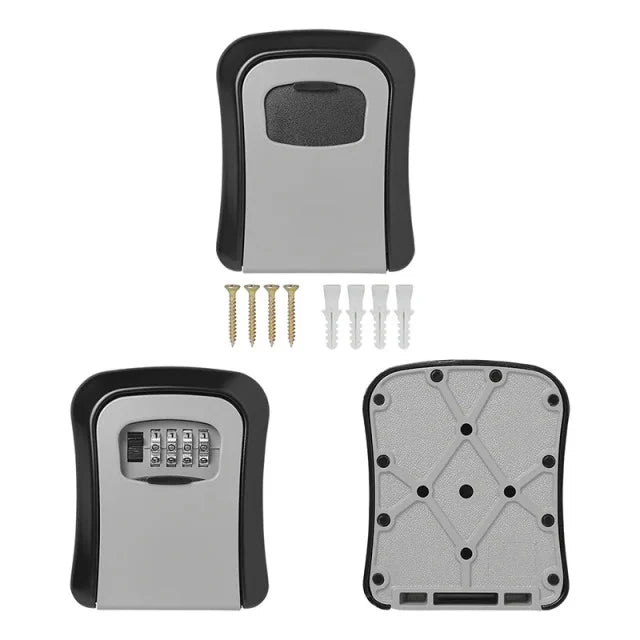 Mini seif pentru pastrat chei sau obiecte mici cu inchidere cu cifru