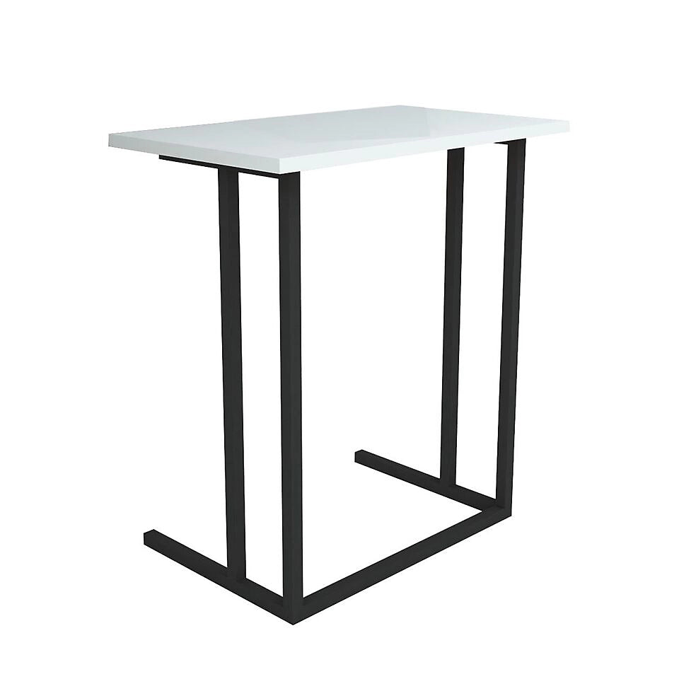 Masa cu picior metalic pentru laptop - mic dejun, 60x34.5x65.5 cm