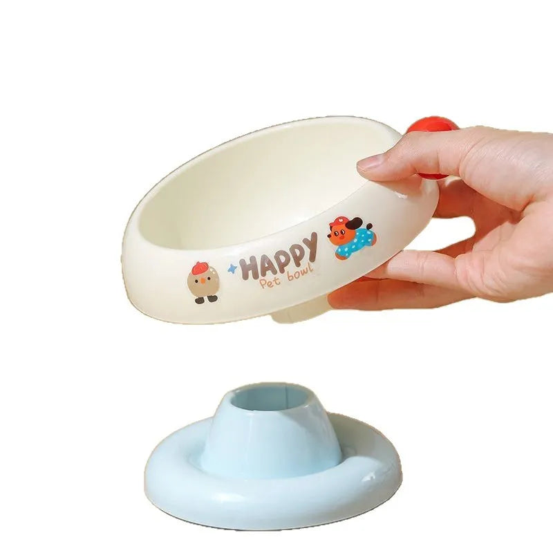 Bol ecologic pentru pisici si caini, 17.5 x 17.5 x 11 cm