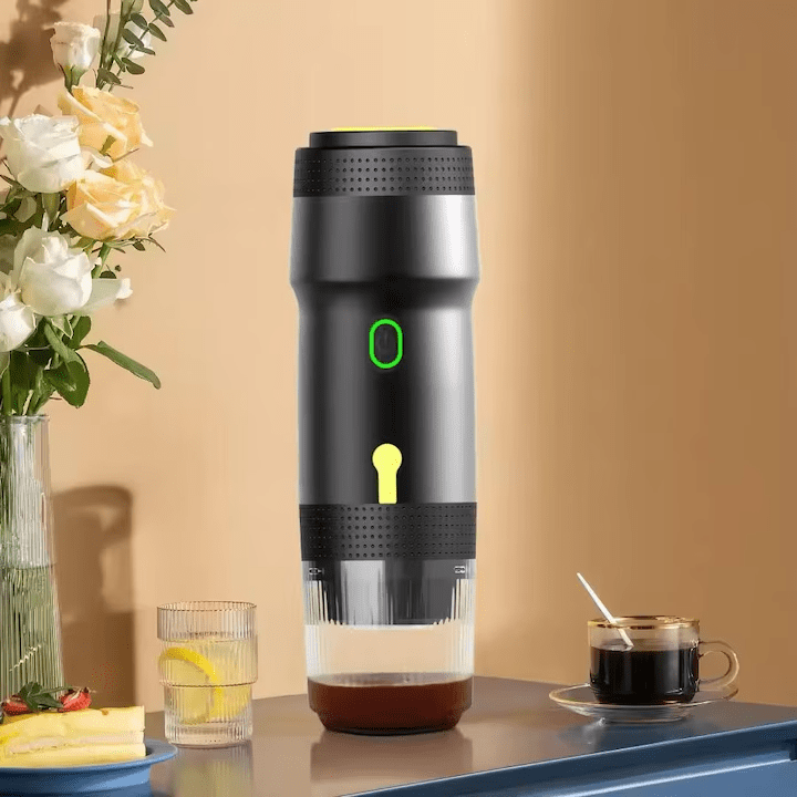 Espressor Portabil 3 in 1 Capsule si Cafea Macinata, USB Reincarcabil, 20BAR, 60ml