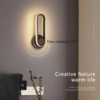 Lampa de perete LED, rotativa 330°, lumina calda 12W - imagine 10
