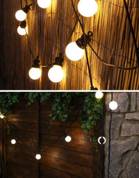 Ghirlanda luminoasa pentru gradina 5m, 10m sau 20m, lumina calda (3000 K), protectie IP44, 20/40 becuri LED - imagine 7