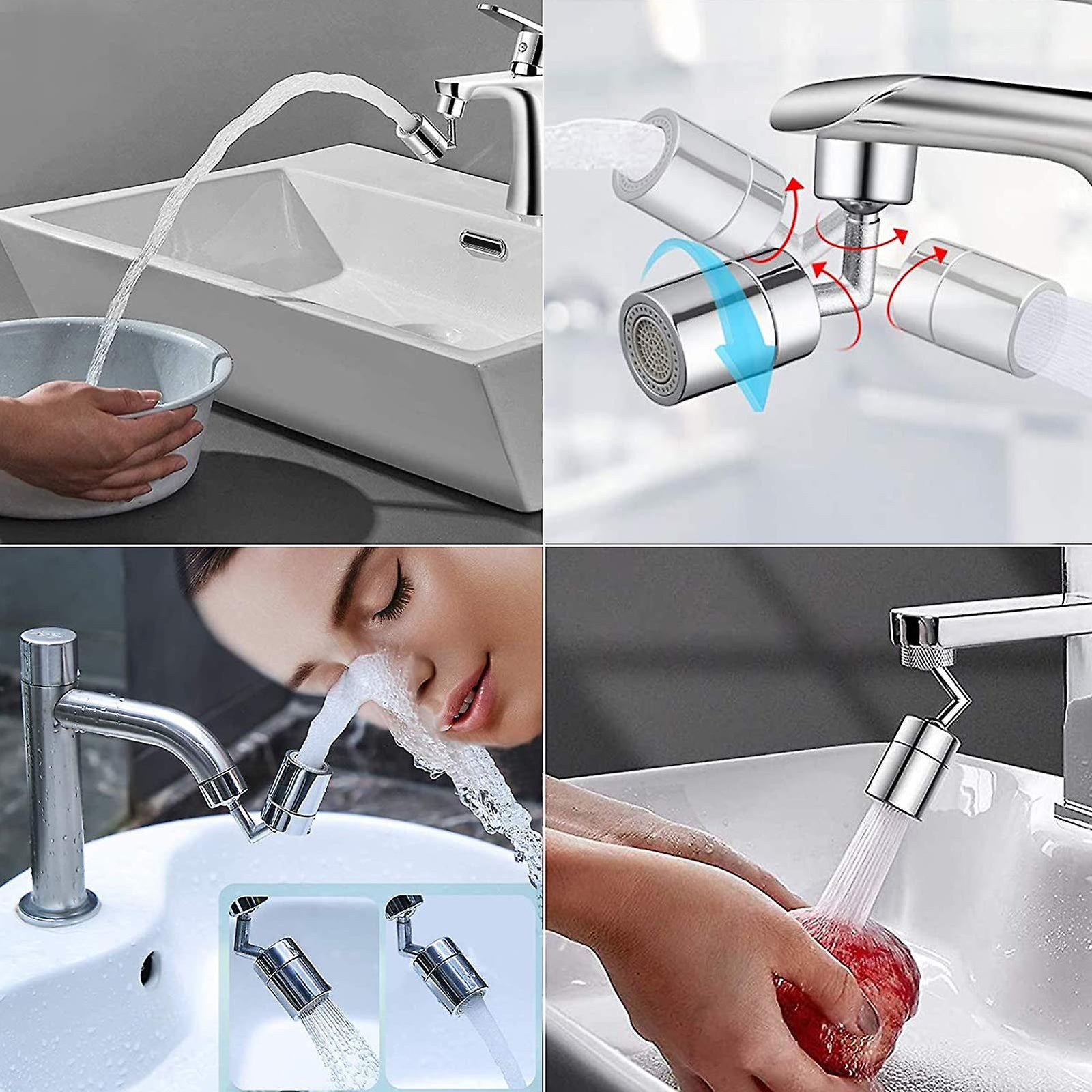 Cap de robinet rotativ, cu filtru si 2 tipuri de jet