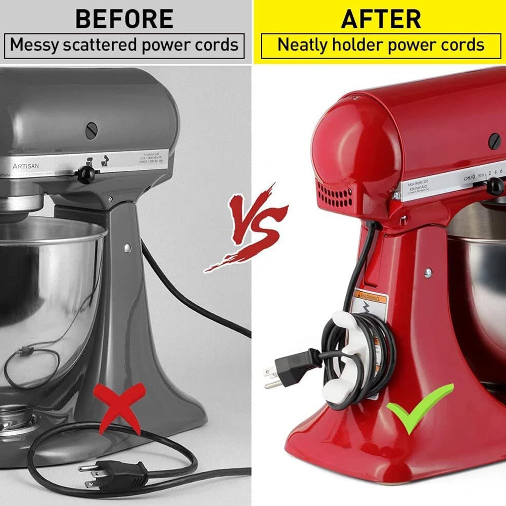 Set 6 suporturi organizatoare cabluri, autoadeziv, tip clema