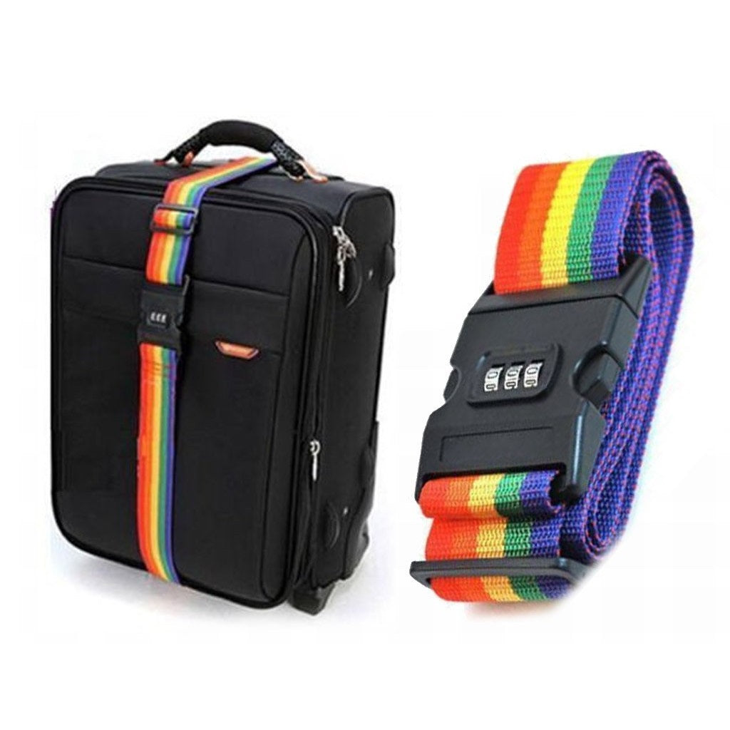 Curea de siguranta cu cifru pentru bagaje troller