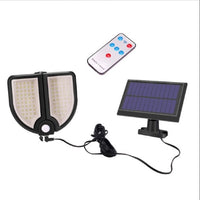 Lampa solara 90 LED, senzor de miscare, telecomanda - imagine 2