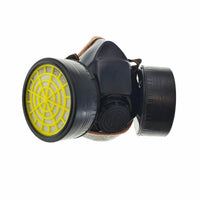 Masca de protectie, anti praf si vapori, anti-poluare, cu 2 filtre de carbon activ si ochelari - imagine 4