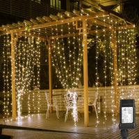 Instalatie Craciun perdea interior/exterior LED, diverse marimi si culori - imagine 3