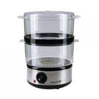 Aparat gatit cu aburi Hausberg HB-1350, putere 400W, capacitate 2.4L - imagine 2