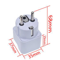 Adaptor universal, pentru priza retea electrica de 110V la 220V cu 10A, UK, USA, EU, AU - imagine 6