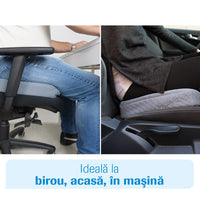 Perna confort pentru sezut Miracle Bamboo M14219, albastru - imagine 5