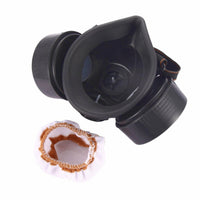 Masca de protectie, anti praf si vapori, anti-poluare, cu 2 filtre de carbon activ si ochelari - imagine 6