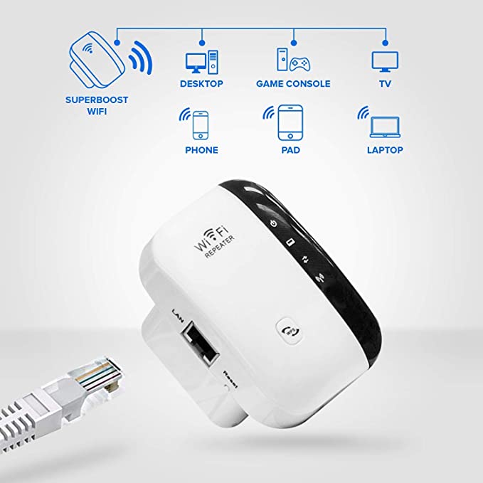 Amplificator retea semnal Wireless 2.4G, WIFI repeater 300Mbps