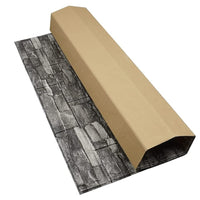 Tapet 3D piatra gri, auto-adeziv pentru interior, 70 x 77 cm - imagine 5