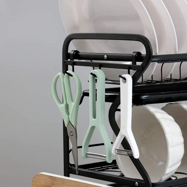 Scurgator de vase metalic, premium, cu 3 niveluri