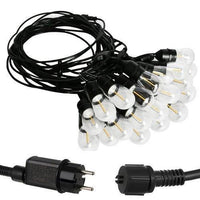 Ghirlanda luminoasa gradina sau terasa, interconectabila, fasung E27, IP65, 220V