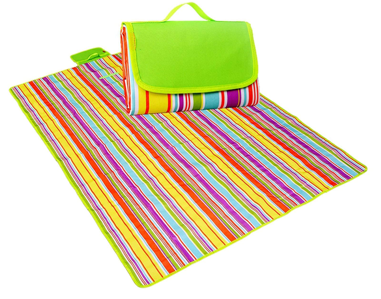 Patura impermeabila pentru plaja sau camping, 150 x 145 cm, diverse culori