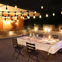Ghirlanda solara cu 10 becuri Led Filament incluse, 2W, 3000K, IP65 lumina calda - imagine 9