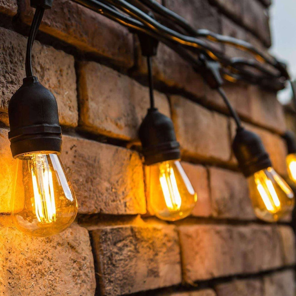 Ghirlanda luminoasa gradina sau terasa, interconectabila, fasung E27, IP65, 220V