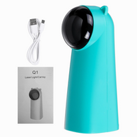 Jucarie interactiva cu laser pentru pisici, verde - imagine 2