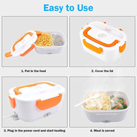 Caserola electrica pentru incalzire mancare, Lunchbox - imagine 6