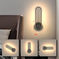 Lampa de perete LED, rotativa 330°, lumina calda 12W - imagine 9