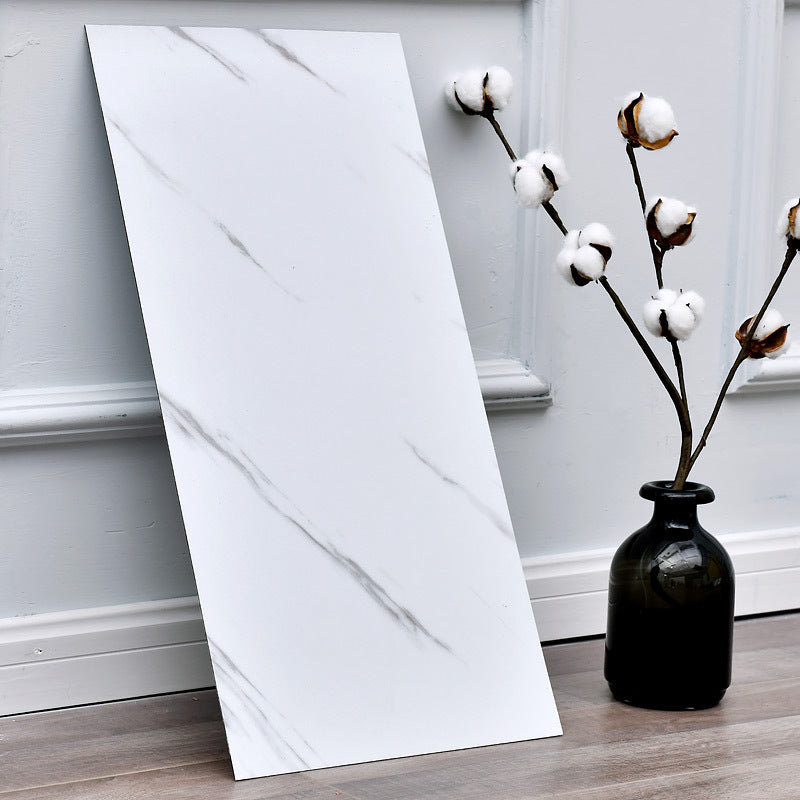 Placa autoadeziva pentru pardoseala sau perete tip marmura, impermeabila, 60x30cm