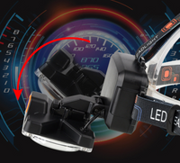 Lanterna reincarcabila de cap cu LED mare 2.5 cm, model LL-6651 - imagine 9