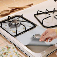 Set 4 folii detasabile de protectie pentru aragaz, usor de spalat, din teflon - imagine 2