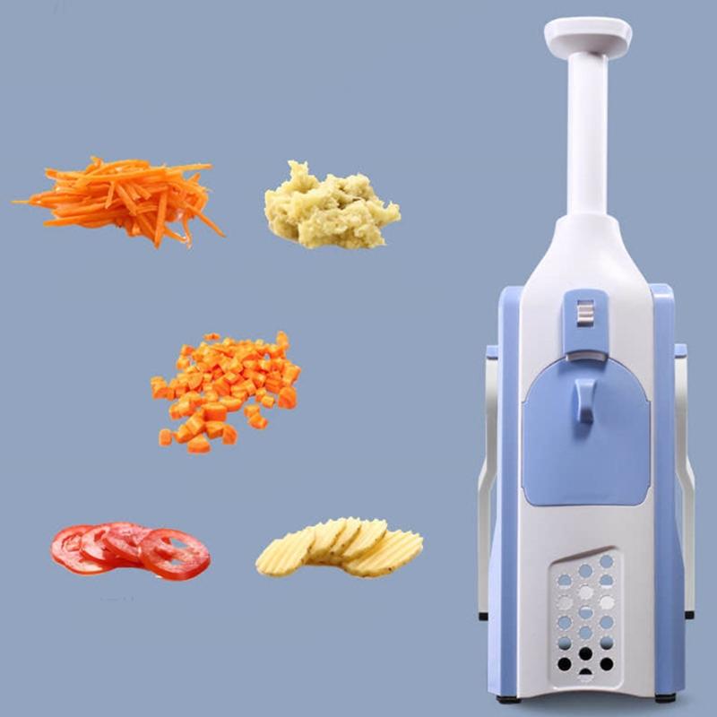 Razatoare de legume pliabila tip feliator mandolina, cu 4 functii