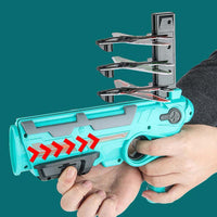 Pistol lansator de avioane de jucarie, 3 avioane incluse - imagine 6