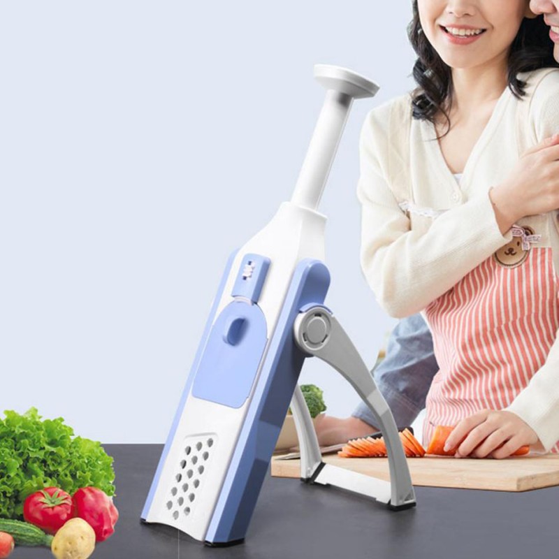 Razatoare de legume pliabila tip feliator mandolina, cu 4 functii