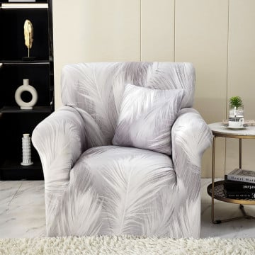 Husa fotoliu din bumbac elastic 90-140 cm