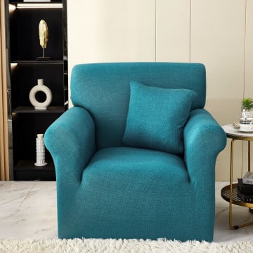 Husa fotoliu din bumbac elastic 90-140 cm