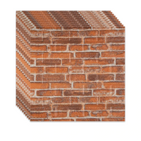 Set 10 x Tapet 3D Autoadeziv impermeabil, 70cm x 77cm, grosime 5mm - imagine 12