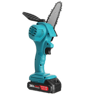 Mini fierastrau electric cu lant 4 inch si acumulator, fara fir, pentru lemn, 36V - imagine 2