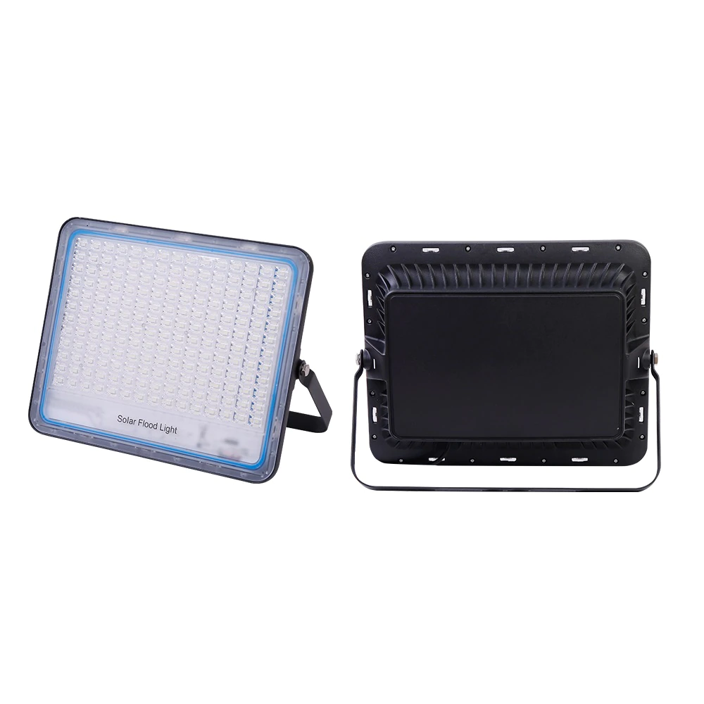 RESIGILAT - Proiector LED Jortan pentru exterior cu panou solar, telecomanda functii multiple, Solar Light IP 66, alb rece