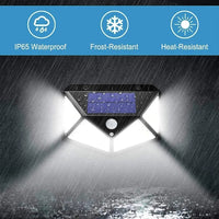 Lampa solara perete 234 LED cu senzor de miscare si lumina - imagine 7