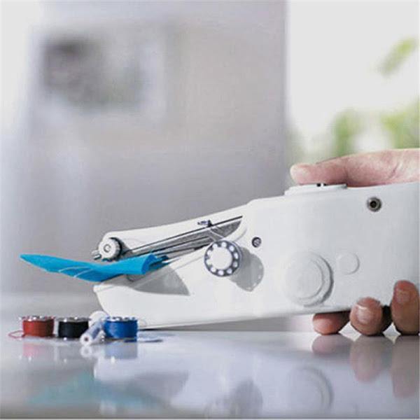 Mini masina de cusut portabila Handy Stitch + Accesorii incluse - Tenq.ro