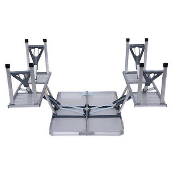 Masa pliabila picnic tip geamantan - Model aluminiu - Tenq.ro