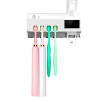 Dozator pentru pasta de dinti cu alimentare solara si sterilizator UV pentru periute - imagine 5