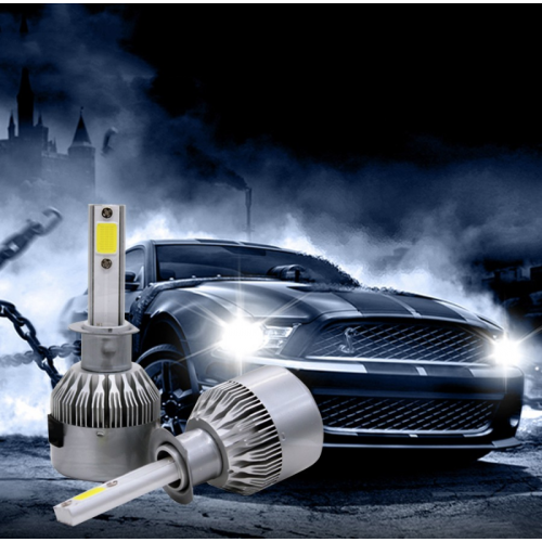 Set 2 Becuri LED Auto C6 H1 6000K 72W (36W/Bec) IP67 – Chip OSRAM