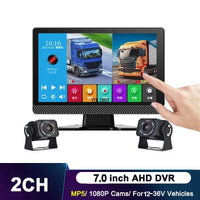 Kit monitorizare camioane, ecran AHD 7 inch cu ecran tactil, 2 camere cu vedere nocturnă - imagine 7
